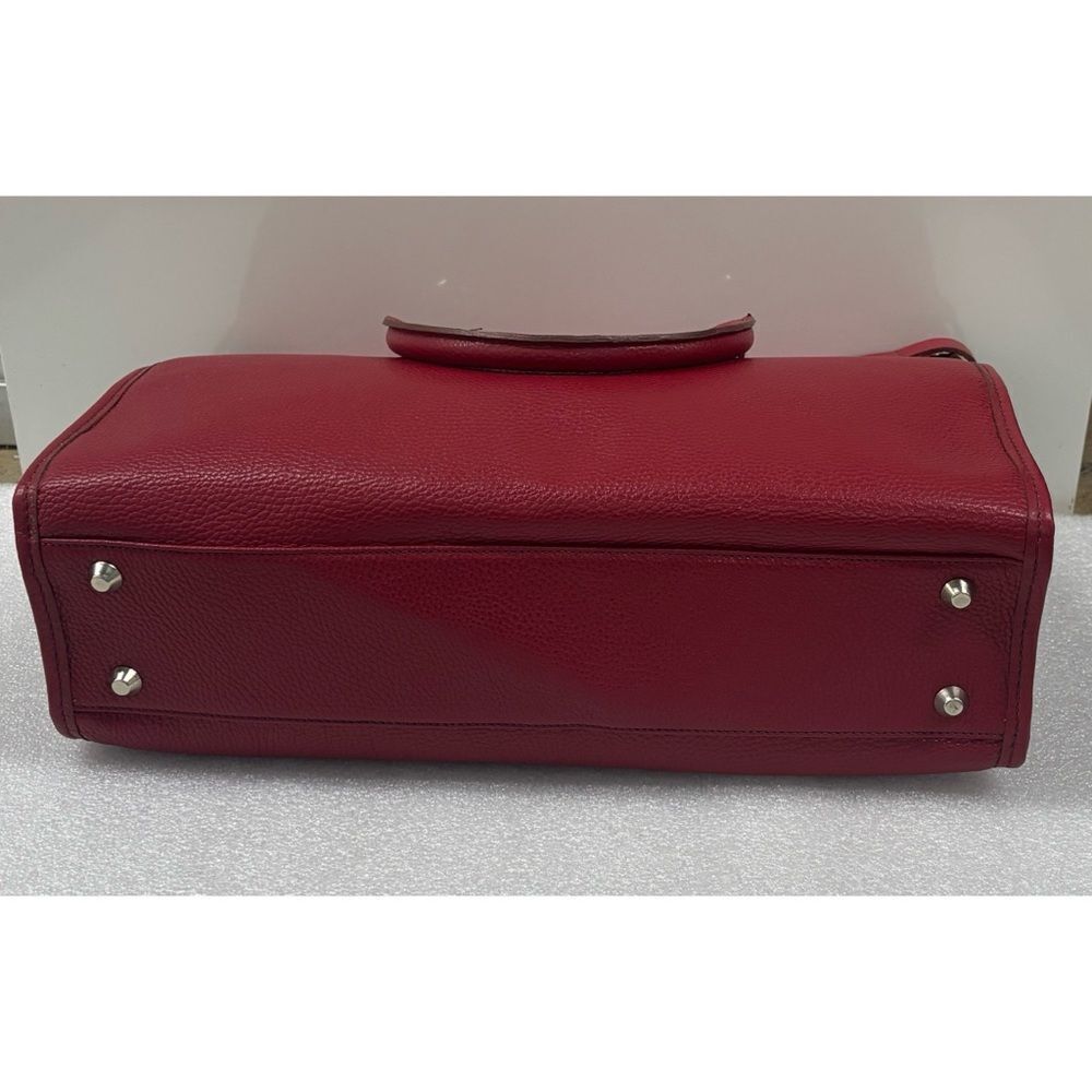 Tusting Kimbolton Leather Handbag In Vintage Red — image 7 of 8